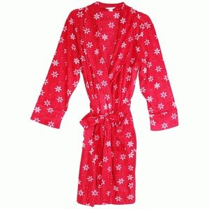 Charter Club Fleece Big Snow Flakes Short …